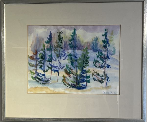 Hovedbilde Olav Dille - Pastellstift og Akvarell